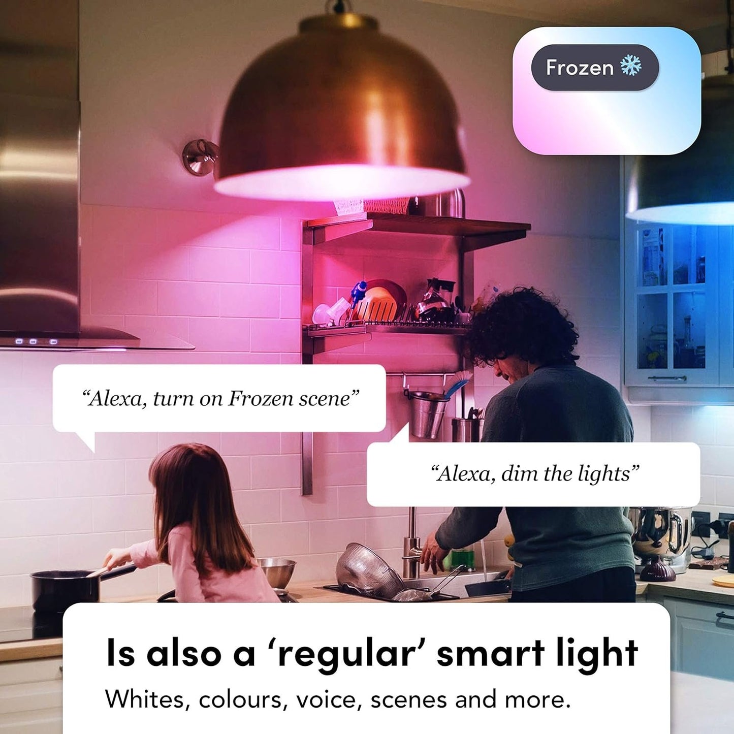 LIFX Clean A60 1200 lumens [E27 Edison Screw], Full Colour with Antibacterial HEV, Wi-Fi Smart LED Light Bulb, No bridge required, Compatible with Alexa, Hey Google, HomeKit and Siri.