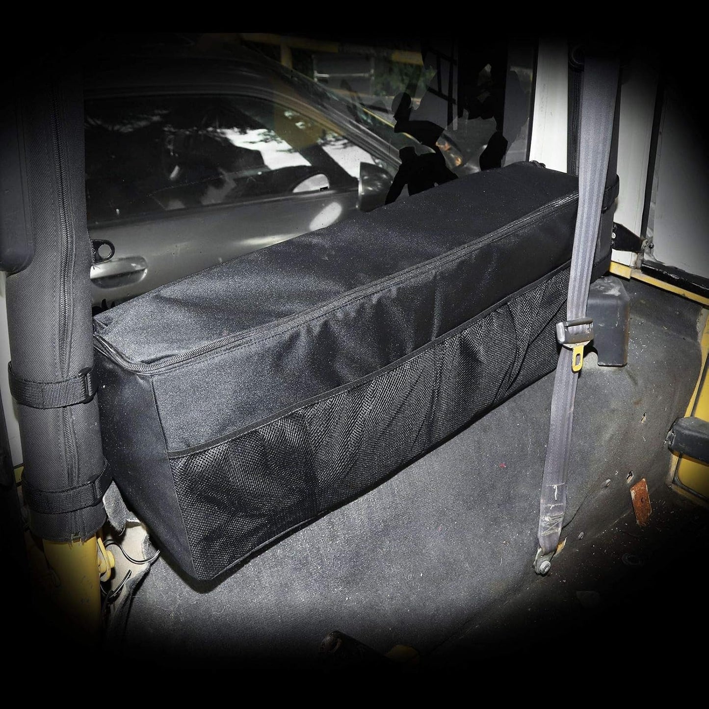 JeCar Trunk Organizer Bag Storage Accessories for 1997-2006 Jeep Wrangler TJ Passenger Side
