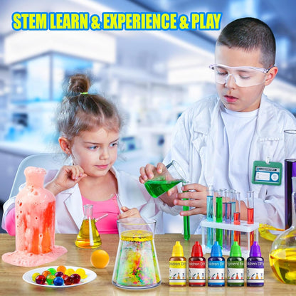 Science Kit for Kids, 90 Science Lab Experiments, STEM Activities Scientist Toys Gifts for Age 4 5 6 7 8 9 10-12 Years Old Boys Girls, Chemistry and Physics Set Toys Educational Learning Set