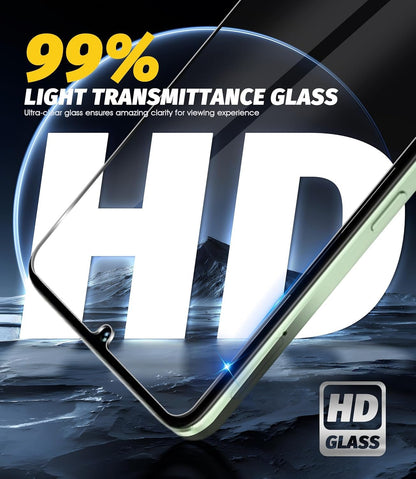 (3 Pack) Orzero Compatible for UMIDIGI G9 5G / G9A / G9C / G9T Tempered Glass Screen Protector, 2.5D Arc Edges 9 Hardness High Definition Bubble-Free