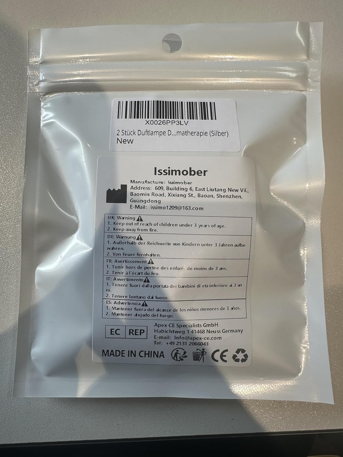 Issimober Pack of 2 Oil Burner Wick for Lamp Berger, Air Control Catalytic Burner Wick, Room Air Improve Aromatherapy (Silver)