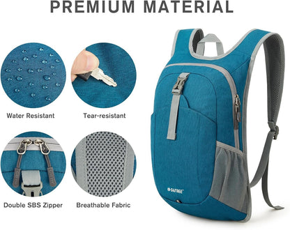 G4Free 12L Hiking Backpack Lightweight Small Hiking Daypack for Outdoor Travel Mini Foldable Shoulder Bag