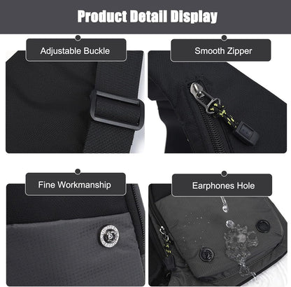 FANDARE Ultralight Sling Bags Outdoor Hiking Daypacks Chest Shoulder Bag Men Crossbody Bags