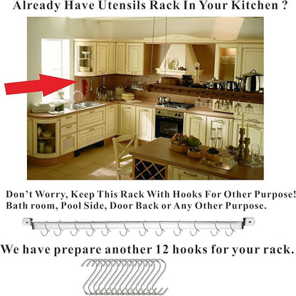 Stainless Steel Cooking Utensils Set,Kyraton 37 Pieces Kitchen Utensils Set, Kitchen Tool Gadgets Set with Utensil Holder Non-Stick and Heat Resistant Dishwasher Safe
