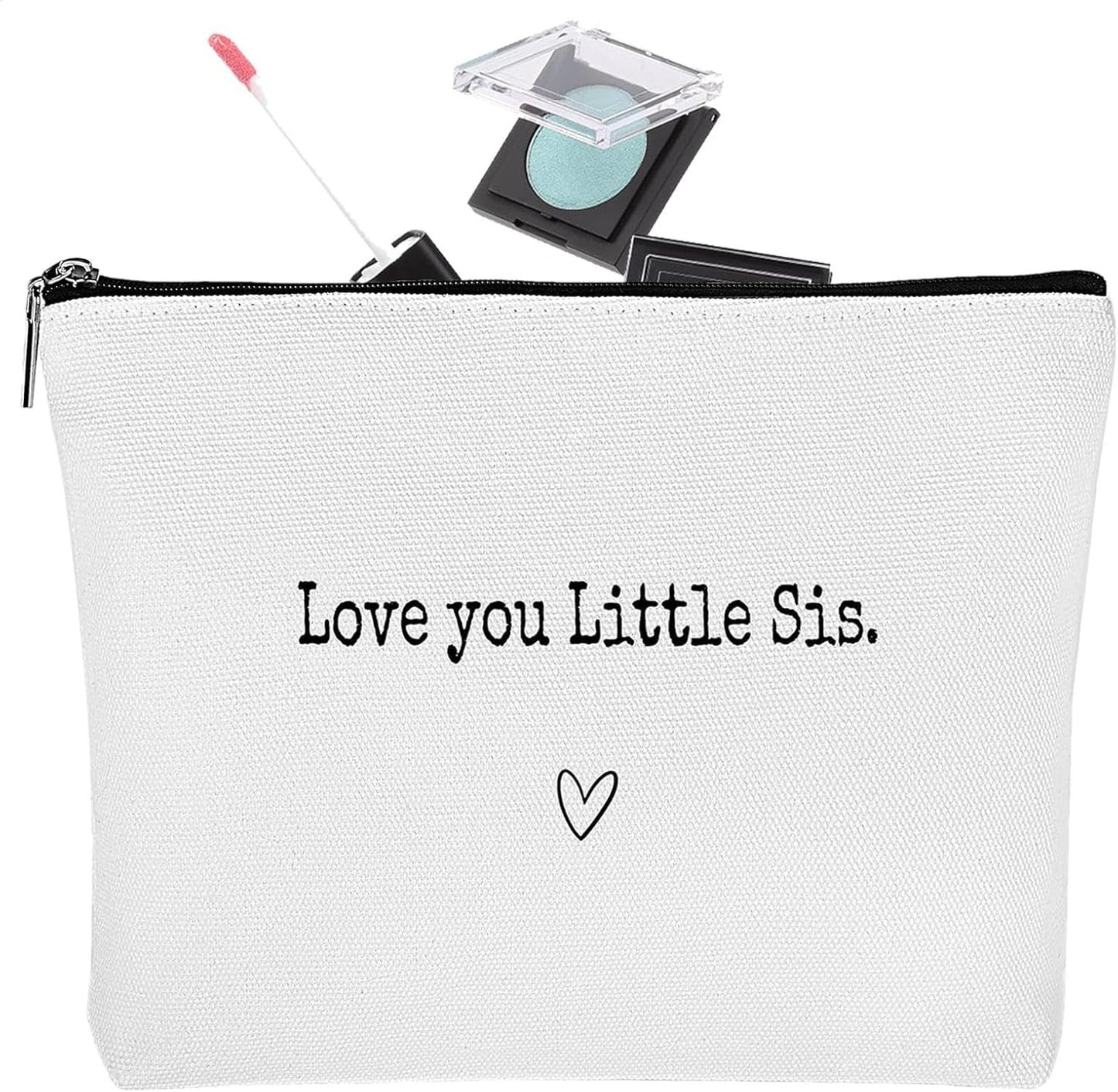 Toiletry Bag Travel Bag - Best Sister Ever Toiletry Bag, Large Organizer Sister | Funny Christmas Birthday, Large Portable Travel Toiletries Hygiene Bag for Accessories Shampoo Toiletries, Love You
