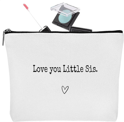 Toiletry Bag Travel Bag - Best Sister Ever Toiletry Bag, Large Organizer Sister | Funny Christmas Birthday, Large Portable Travel Toiletries Hygiene Bag for Accessories Shampoo Toiletries, Love You