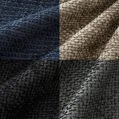 MIULEE Pack of 4 Couch Throw Pillow Covers 20x20 Inch Neutral Navy/Grey Soft Decorative Chenille Pillow Covers Farmhouse Cushion Covers for Home Decor Sofa Bedroom Living Room