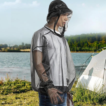 Jacket - Lightweight Netting Fly Suit, Mesh Protective Jacket | Breathable Full-Coverage Protection Gear, Hiking Gear for