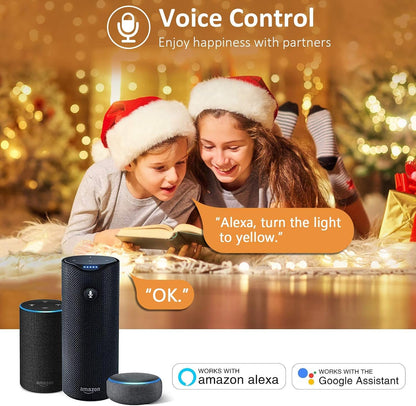 Smart LED Light Bulbs 150W Equivalent, 1600LM 16W Alexa Light Bulbs, A19 E26 Ultra Bright Color Changing Light Bulbs, 2.4 GHz WiFi Dimmable Light Bulbs Compatible with Alexa, Google 4 Packs(Upgrated)