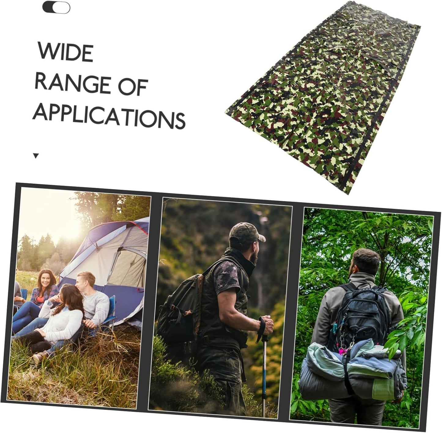 EXAOMBLE 1 Set Survival Tent Emergency Shelter with Thermal Insulation Windproof Design Durable Construction for Outdoor Camping and Hiking Adventures