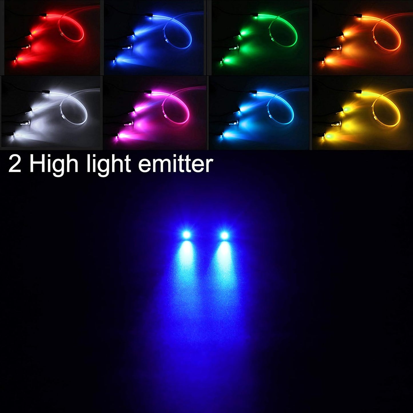 TABEN Car Ambient Light USB RGB Remote Control + App Control Decorative Light Lamp DIY Refit Flexible Fibreglass Tube 64 Colours Interior Lighting Atmosphere Light 1W DC 12V 3m