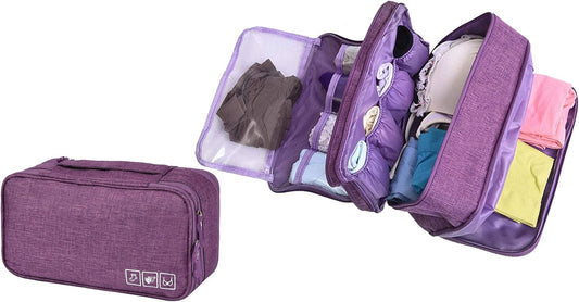 Underwear Storage Bag - Nylon Travel Bag Side Pocket Toiletry Choice Waterproof Color Bag