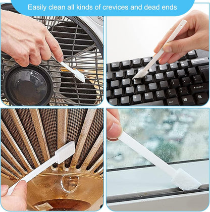 Disposable Crevice Cleaning Brushes, Disposable Toilet Bowl Brushes Crevice Hole Brushes Detail Cleaning Brushes for Toilet Corner, Window Groove, Door Track, Keyboard, etc(42 PCS)