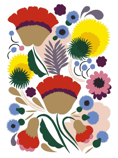 Marimekko Kukka Notecards: (Greeting Cards Featuring Scandinavian Design, Colorful Lifestyle Floral Stationery Collection)