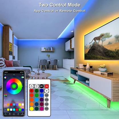 Cozylady 10M USB Led Light, 32.8ft Smart Bluetooth RGB Light with APP Control, Timer Setting, Music Mode, Led Light Strip for Decoration, Bedroom, PC,Cabinet