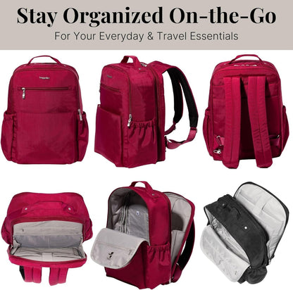 Baggallini womens Tribeca Expandable Laptop BackpackTribeca Expandable Laptop Backpack