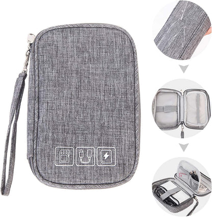 Ruyosn Cable Organizer Bag Waterproof Cable Bag Small Pocket for Hard Drives, Electronic Accessory