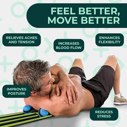 Deep Recovery Body Tracks (16 Inches) Trigger Point, Deep Tissue Massage and Sports Therapy Tool (Balls Sold Separately)