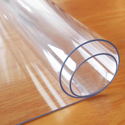 OstepDecor Clear Table Cover Protector, 1.5mm Thick 40 x 96 Inch Table Protector for Dining Room Table, Plastic Table Cover, Clear Table Protector, Dining Table Cover, Clear Table Cloth Table Pad
