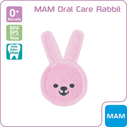MAM 922422 Oral Care Rabbit Oral Care Glove Pink