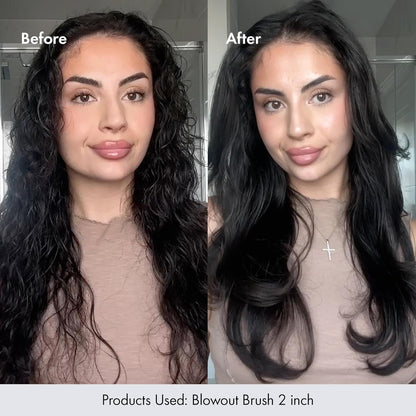BondiBoost Blowout Brush Pro Hair Dryer & Hair Brush [75MM] - Oval Shape Hair Styler & Volumizer for Smooth/Frizz-Free Results - Great for All Hair Types - 3X Heat/Speed Options - 360° Airflow Vents