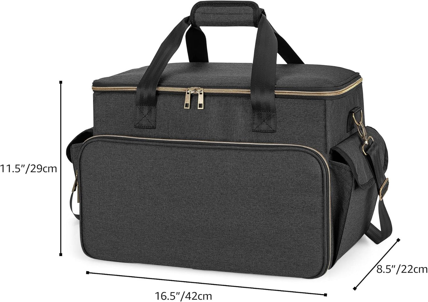 Trunab Gaming Console Travel Bag Compatible with PS5/PS4/Xbox One, Shoulder Storage Bag with Multiple Pockets for 15.6” Laptop and Gaming Accessories (Patented Design)