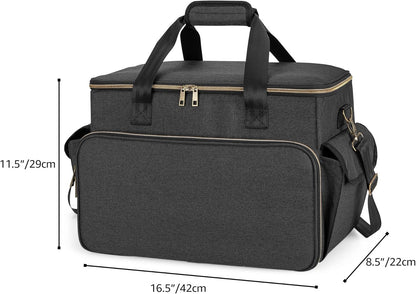 Trunab Gaming Console Travel Bag Compatible with PS5/PS4/Xbox One, Shoulder Storage Bag with Multiple Pockets for 15.6” Laptop and Gaming Accessories (Patented Design)