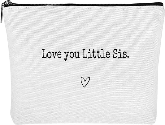 Toiletry Bag Travel Bag - Best Sister Ever Toiletry Bag, Large Organizer Sister | Funny Christmas Birthday, Large Portable Travel Toiletries Hygiene Bag for Accessories Shampoo Toiletries, Love You