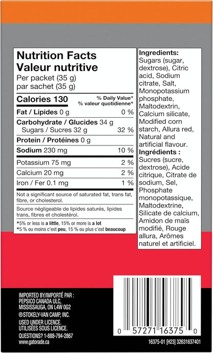 Gatorade Powder Fruit Punch 10 x 35g