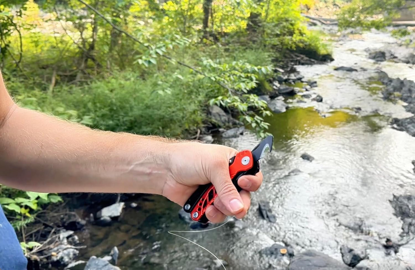 Utility Tool by Bear Grylls, Multitool Pocket Knife for Camping, Hiking, EDC and Survival, with Bottle & Can Opener, Pliers, Screwdriver, Sheath - Black Oxide Finish