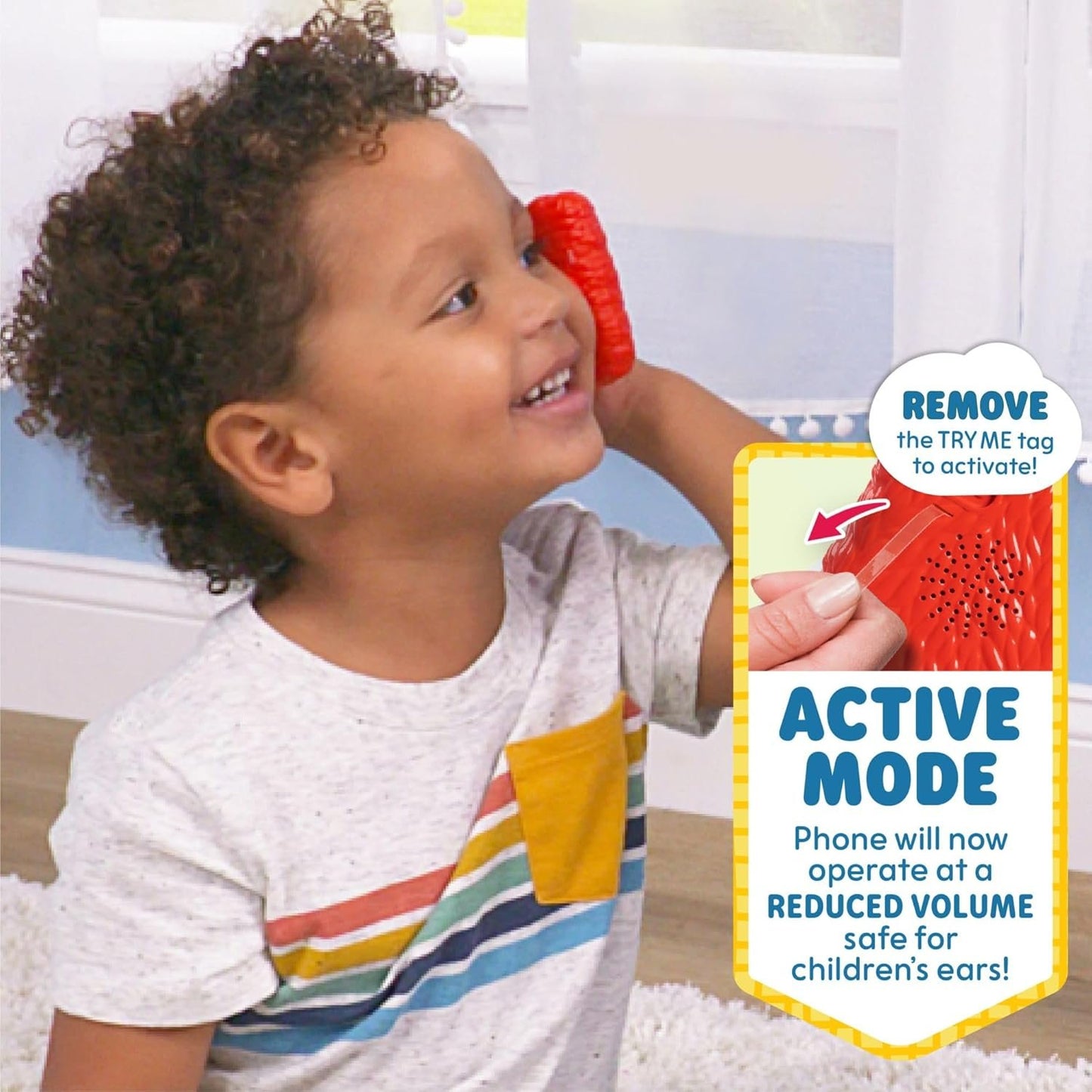 Sesame Street Learn with Elmo Pretend Play Phone, Learning and Education, Officially Licensed Kids Toys for Ages 2 Up, Gifts and Presents