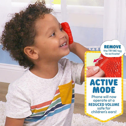 Sesame Street Learn with Elmo Pretend Play Phone, Learning and Education, Officially Licensed Kids Toys for Ages 2 Up, Gifts and Presents