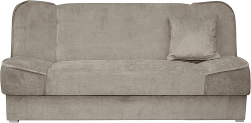 Mirjan24 Gemini with Drawer, 3 Seater, Sofa with Bed Function, Furniture Set, Microfibre, Orinoco 22, 175 x 80 x 80 cm
