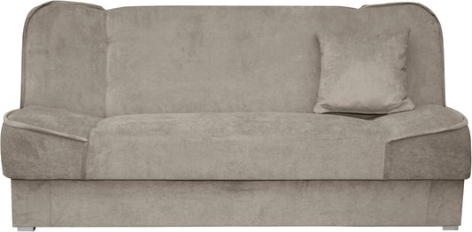Mirjan24 Gemini with Drawer, 3 Seater, Sofa with Bed Function, Furniture Set, Microfibre, Orinoco 22, 175 x 80 x 80 cm