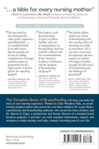 The Complete Book of Breastfeeding, 4th edition: The Classic Guide