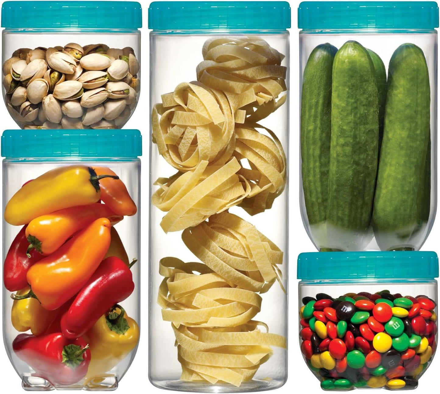 Starfrit LocknLock Interlock Plastic Container - 17oz/500ml - Airtight - Twist Lid