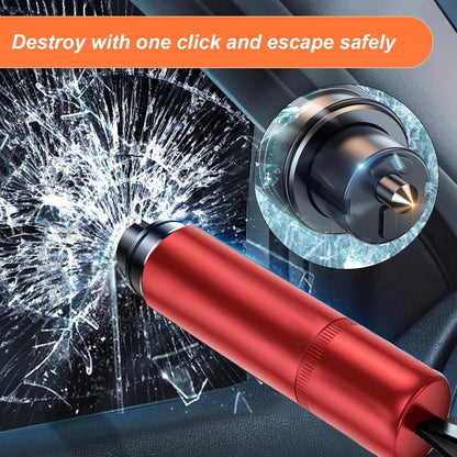 2 Pack Car Safety Hammer, Emergency Escape Tool One Second Window Breaker, Cutter Car Glass Breaker Life-Saving Emergency Artifact