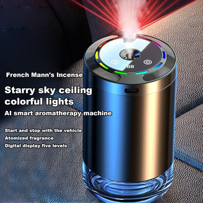 Car Humidifiers, Car and Home Air Umidificatore, Portable Scent Diffuser, Multi Mode Car Humidifier, Car Air Purifier and Humidifier, Car Diffuser with Multiple Settings for Car, Home, Small Room