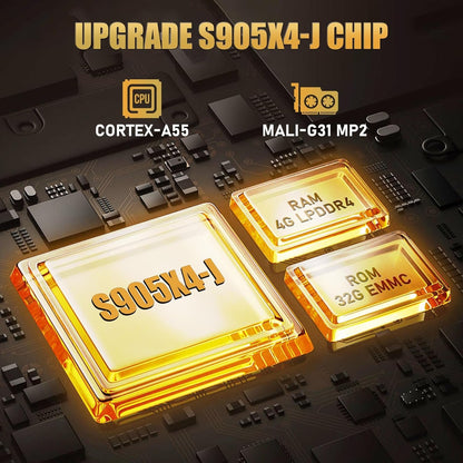 Android 11.0 TV Box for Google/Netflix - G1 TV Box 4G LPDDR4& 32G eMMC,Streaming Devices for TV Compatible with Google Assistant,Chromecast,4K HDR10+,Dolby Vision,AV1,Dolby Digital & DD+,WI-FI 6