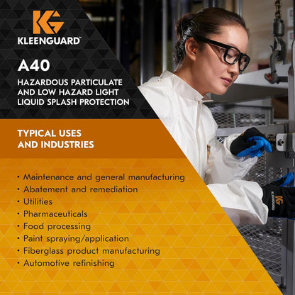 Kleenguard* A40 Liquid & Particle Protection Coveralls