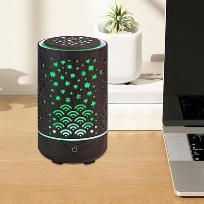 Oil Diffuser, Small Aroma umidificatore, 4-in-1 Multifunctional Design, Automatic Mist Fragrance Control, 7.01x3.94x3.94 pollici, Compact Ideal for Hotel, Kitchen, and Workplace Use