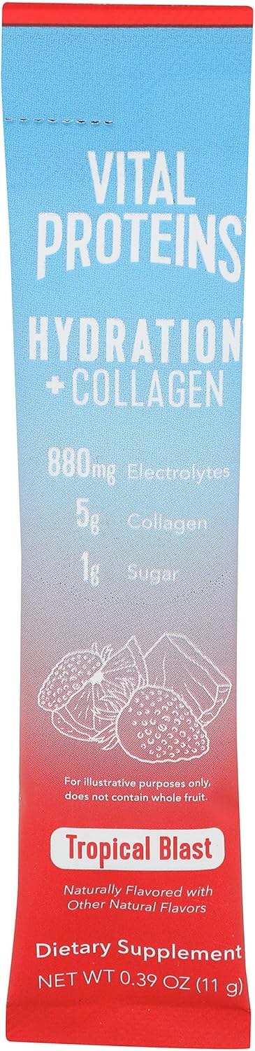 Vital Proteins Tropical Blast Hydration & Collagen Single, 0.39 OZ