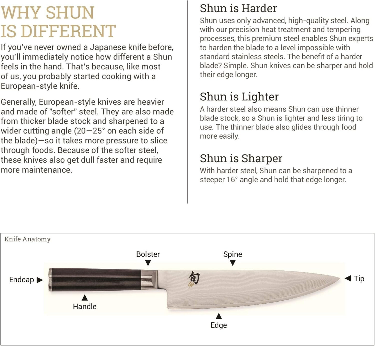 Shun Cutlery Sora Hollow Ground Santoku Knife 5.5â€, Asian-Inspired Knife for All-Purpose Food Prep, Chef Knife Alternative, Handcrafted Japanese Knife