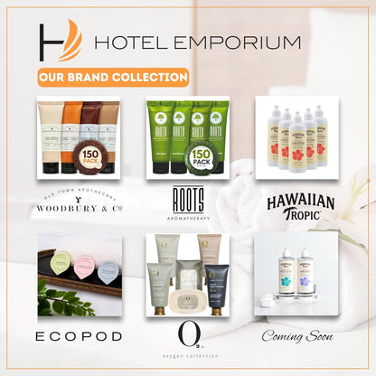 WOODBURY & CO Hotel Soap & Bulk Toiletries (150 PK, 1 oz each),Airbnb Essentials for Hosts & Guests Shampoo & Conditioner Supplies,Guest,Hotel Toiletries Bulk Set,Mini Travel Size Toiletries,Air BnB
