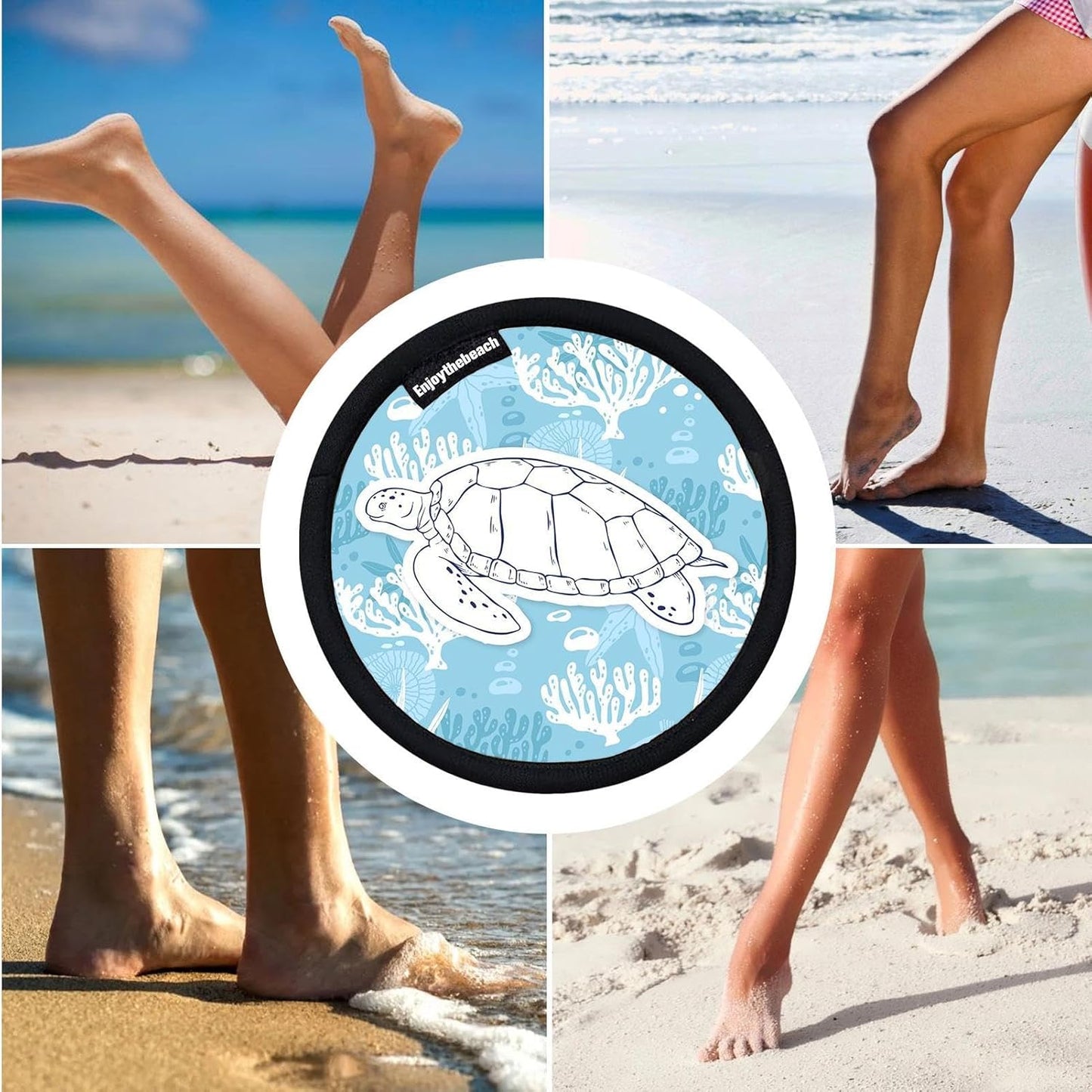 Sand Brush Remover Beach, Sand Removal Mitt, 4.72 Inches Multifunctional Cleanings Brushes, Beach Accessories Must-Have for Cleaning Hands, Dry Sands Cleaner Compact