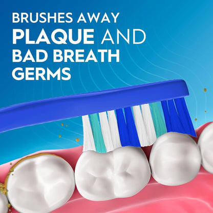 Oral-B Essential Clean Toothbrushes, Removes Plaque, Medium, 6 Count