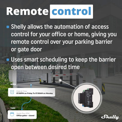 Shelly Pro 2PM | WiFi, LAN & Bluetooth 2-Channel Smart Relay Switch with Power Measurement | Home & Building Automation | Compatible with Alexa & Google Home | iOS Android App | Remote Device Control