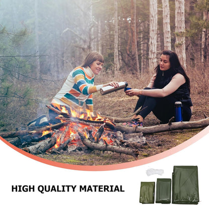 TOKIDNY Emergency Survival Thermal Blanket Lightweight Outdoor Camping Tool Portable Travel Tent for Emergency Situations Windproof Heat Preserving Design