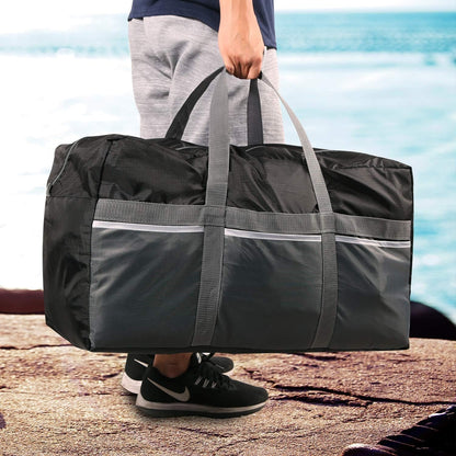 REDCAMP Extra Large Duffle Bag Lightweight, 96L Waterproof Travel Duffle Bag Foldable Thin for Men Women, Black
