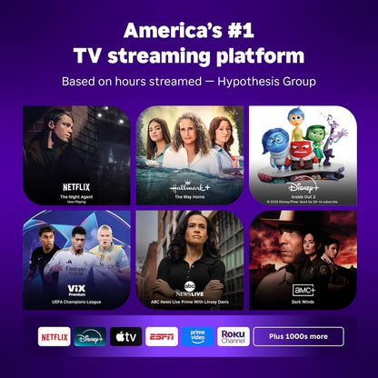 Roku Streaming Stick 4K 2021 | Streaming Device 4K/HDR/Dolby Vision with Roku Voice Remote and TV Controls (3820R)